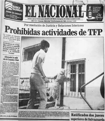 TFP closed in Venezuela